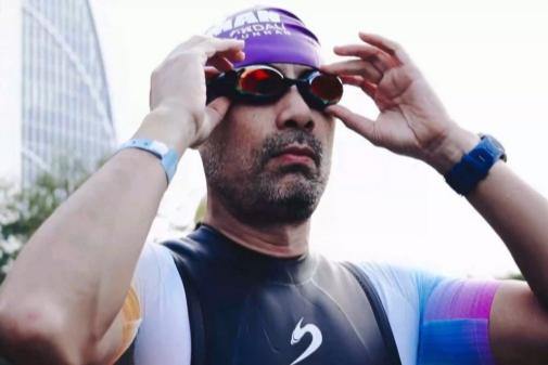 Lishui AR goggles feature at world-class triathlon