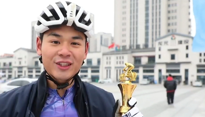 Ningbo university student wins cycling race championship