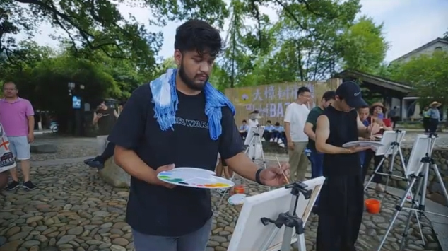 International students explore art in Lishui