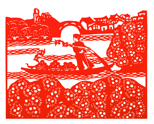 Huangyan paper-cutting shines in Europe
