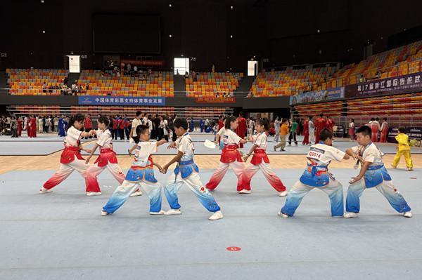 Quzhou school shines with 38 golds at martial arts competition