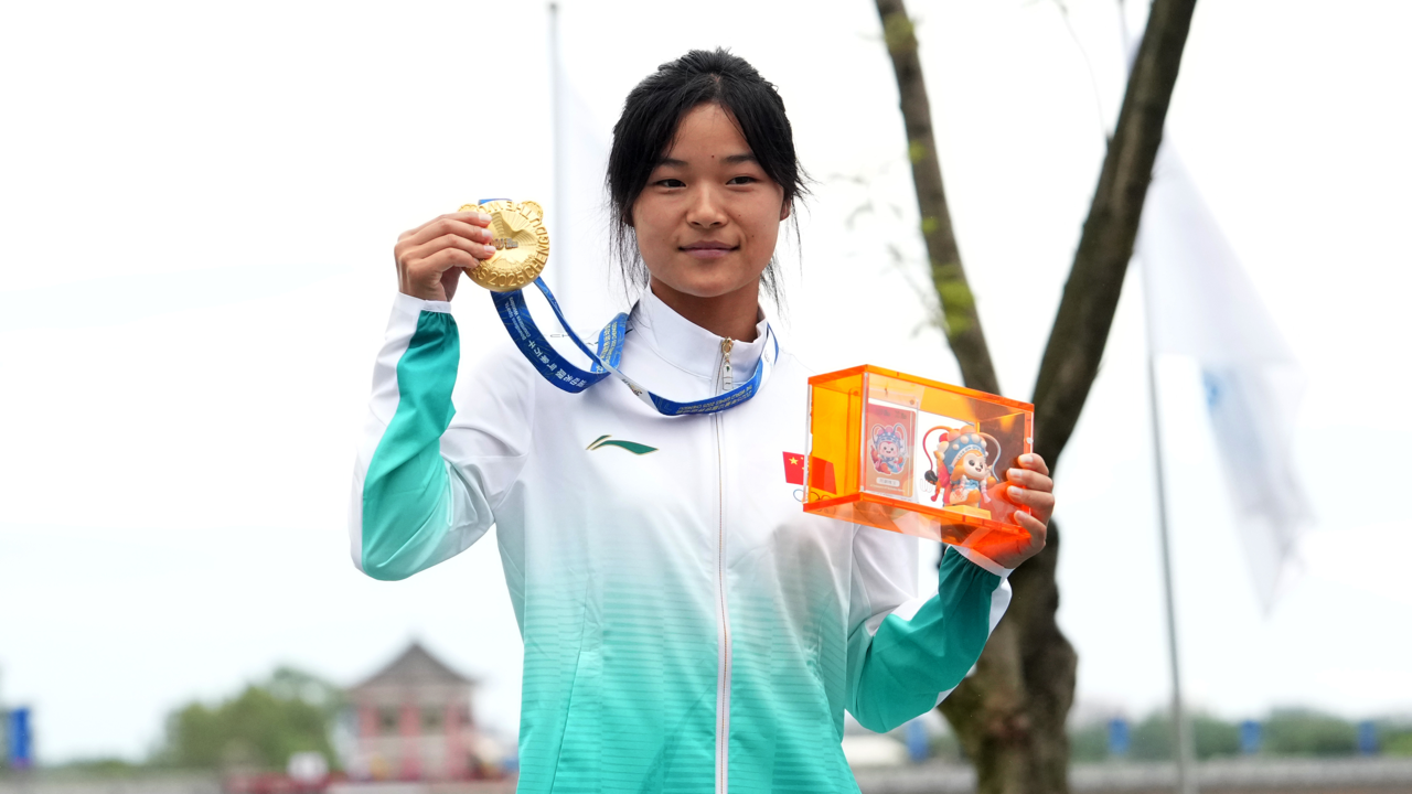 World Games final torchbearer Xu wins women's wakeboard gold