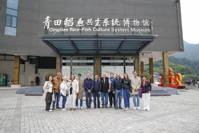 Spanish delegation discovers Qingtian's tourism potential