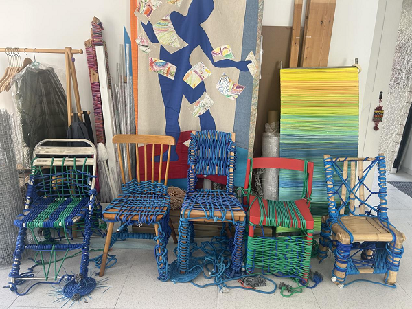 Bulgarian artist reimagines fiber art in Hangzhou