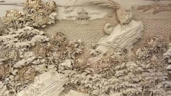 Dongyang Wood-carving Appears at the Core Scenic Spot of International Horticultural Exhibition Beijing