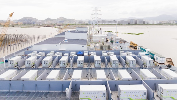 Zhejiang's first tidal flat 'super power bank' began operations