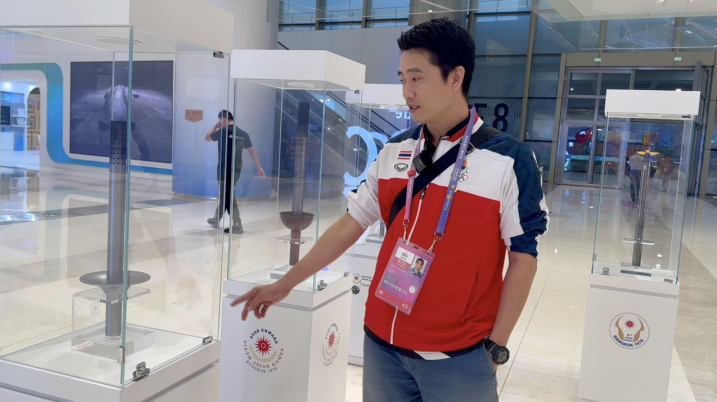 【Asian Games, Global Vision】He found four Asian Games torches from his hometown in Hangzhou