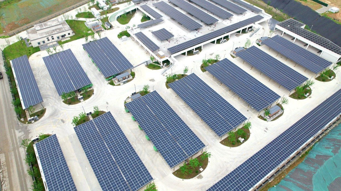 Super charging hub powers green transformation of heavy trucks