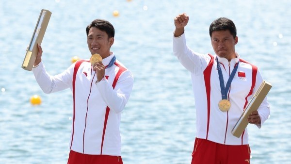 Huzhou's Ji triumphs in men's canoe double 500m at Paris Olympics
