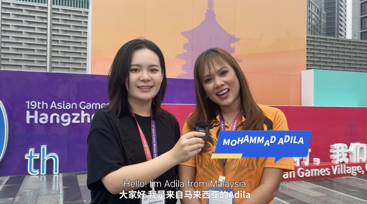 【Asian Games, Global Vision】Malaysian Journalist Looks Forward to Tasting the Flavours of Hangzhou