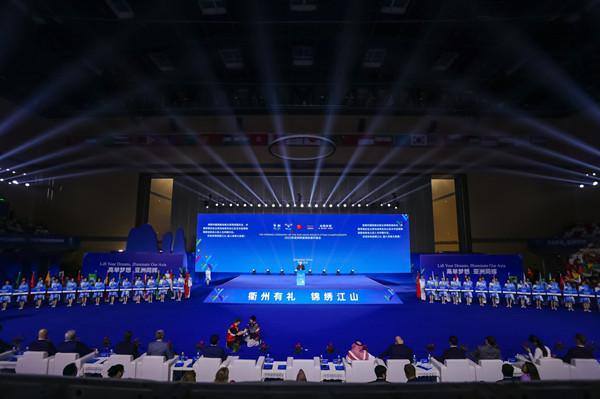2025 Asian Weightlifting Championships kick off in Jiangshan