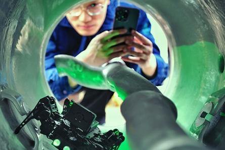 Palm-sized robot transforms grid inspection in Hangzhou