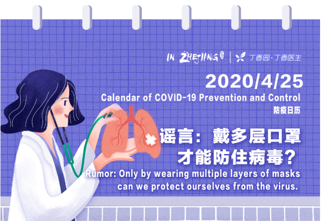 Calendar of COVID-19 Prevention and Control 防疫日历 (4.25)