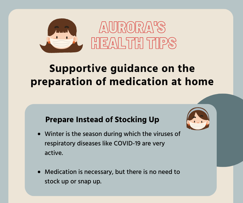 Aurora's Health Tips | Supportive guidance on the preparation of medication at home