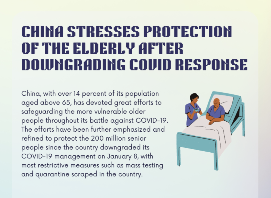 China stresses protection of the elderly after downgrading COVID response