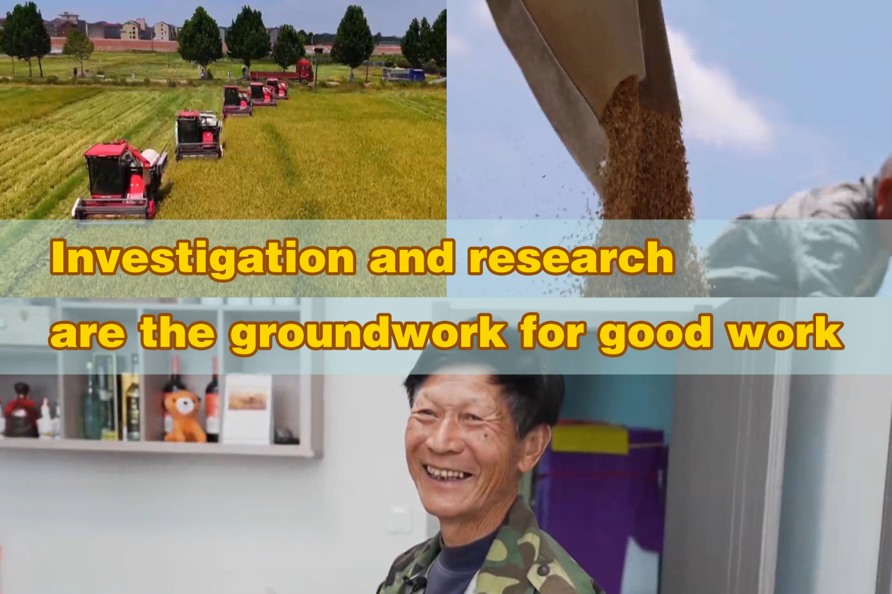 Investigation and research are the groundwork for good work