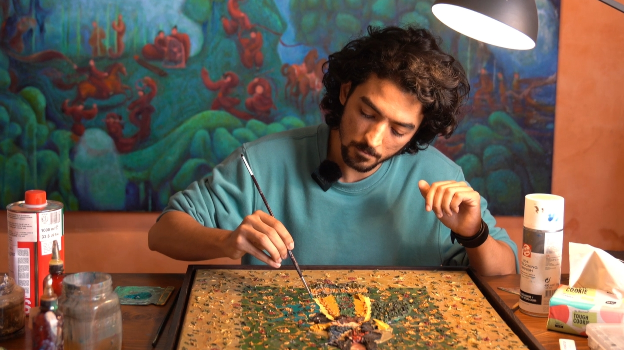 Global Eyes on Zhejiang丨Iranian artist portrays beauty along Silk Road