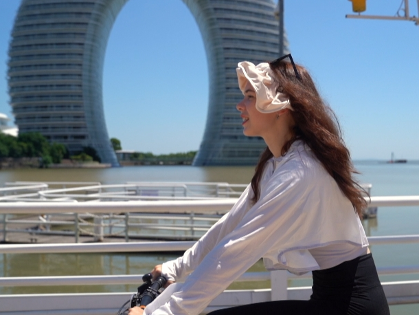 Global Eyes on Zhejiang丨Russian student embraces digital life in Huzhou