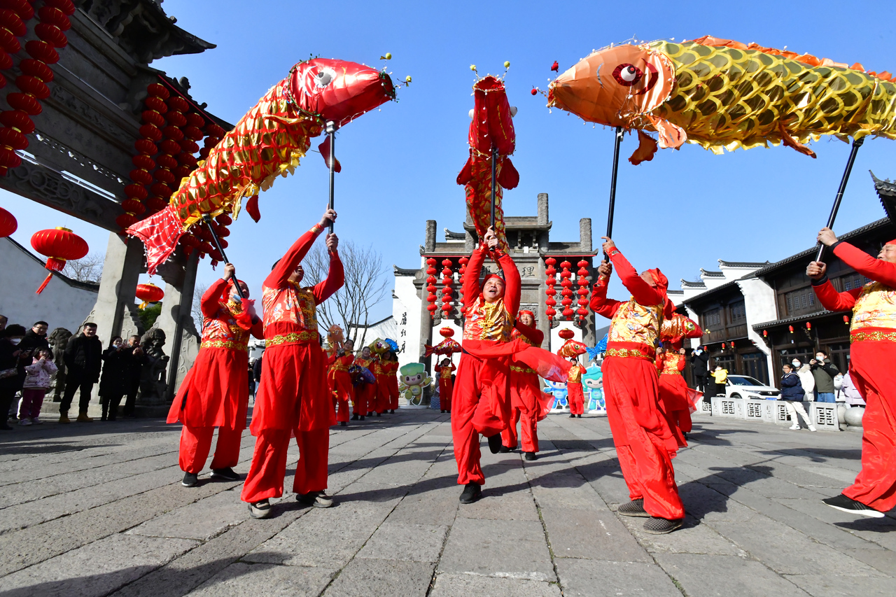 Spring Festival Canvas | Folk cultural performance to celebrate the Spring Festival
