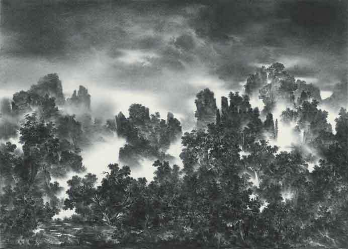 An anatomy of Chinese 'Shan Shui' art: Cao Xiaoyang's efforts on 'shan shui' landscape painting