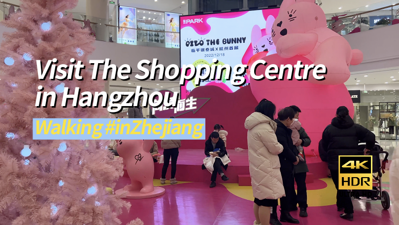Visit a shopping centre in Hangzhou | Walking in Zhejiang